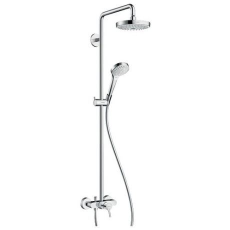 Душевая стойка hansgrohe Croma Select S 180 2jet Showerpipe 27255400 комбинированное