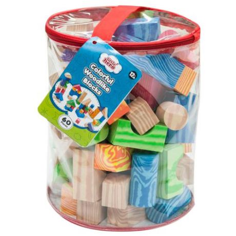 Кубики Little hero Colorful Woodlike Blocks (3094)