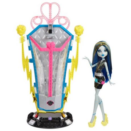 Интерактивный набор Monster High Комната подзарядки Фрэнки Штейн, 26 см, BJR46