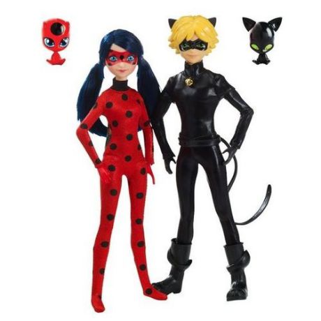 Набор кукол Bandai LadyBug & Cat Noir Леди Баг и Супер-Кот, 27 см, 39810