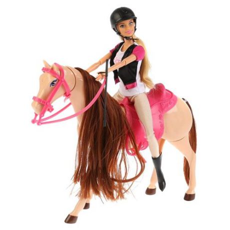 Кукла Карапуз София наездница с лошадью, 29 см, 99042-S-AN