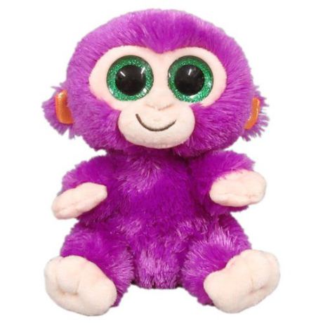 Мягкая игрушка Yangzhou Kingstone Toys Обезьянка фиолетовая 15 см