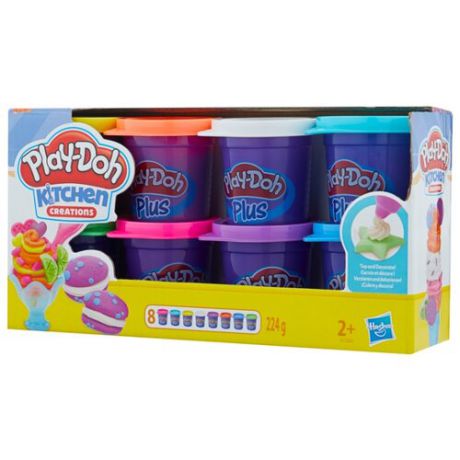 Масса для лепки Play-Doh Plus Набор 8 банок (A1206)