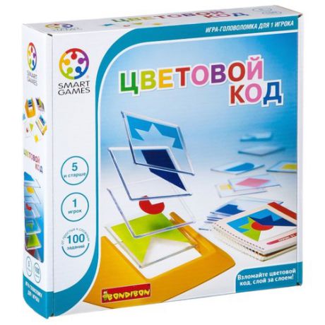 Головоломка BONDIBON Smart Games Цветовой код (ВВ0352)