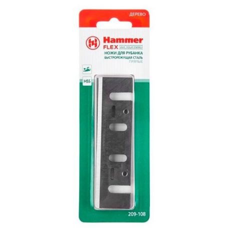 Набор ножей для электрорубанка Hammerflex 209-108 (2 шт.)