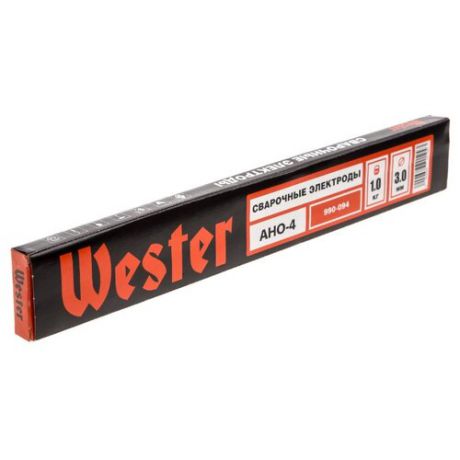 Электроды для ручной дуговой сварки Wester АНО-4 3мм 1кг