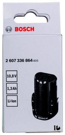 Аккумулятор Bosch 10.8В 1.3Ач li-ion (2607336864)