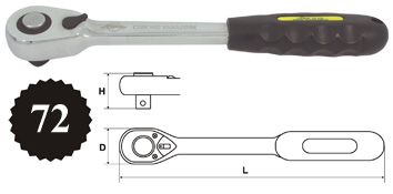 Трещотка Aist 32101-72