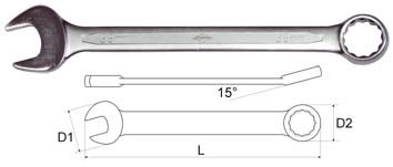 Ключ гаечный комбинированный 43х43 Aist 010243a (43 мм)