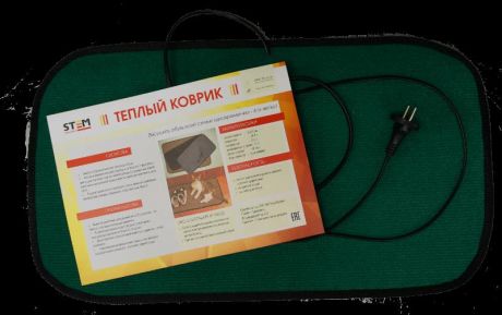 Коврик Stem energy КТ1 зеленый 56х32 КОВ044