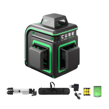 Нивелир лазерный Ada Cube 3-360 green professional edition a00573