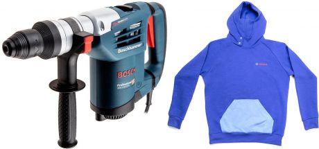 Набор Bosch Перфоратор gbh 4-32 dfr (0.611.332.100) +толстовка blue 1619m00u9s