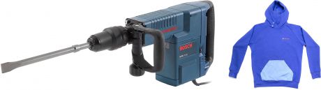 Набор Bosch Отбойный молоток gsh 11 e (0.611.316.708) +толстовка blue 1619m00u9s