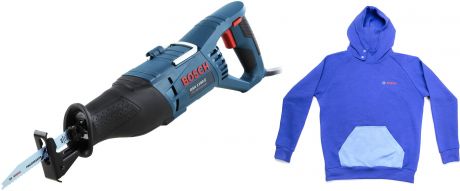 Набор Bosch Ножовка gsa 1100 e (0.601.64c.800) +толстовка blue 1619m00u9s
