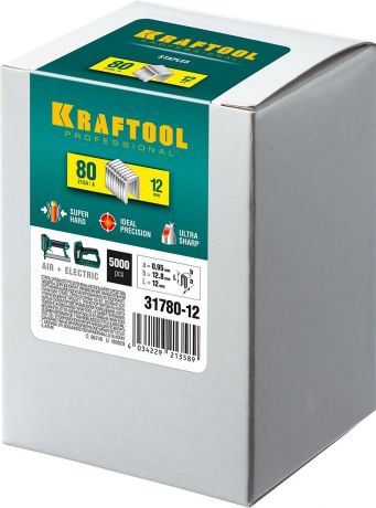 Скобы для степлера Kraftool 31780-12