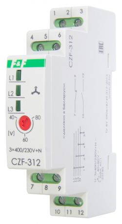 Реле ЕВРОАВТОМАТИКА f&f Czf-312