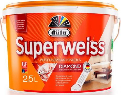 Краска Dufa Superweiss rd4 белая 5 л
