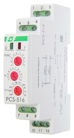 Реле времени ЕВРОАВТОМАТИКА f&f Pcs-516