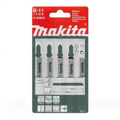 Пилки для лобзика Makita B-11 (t101b)