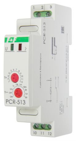 Реле времени ЕВРОАВТОМАТИКА f&f Pcr-513