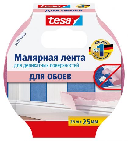 Лента клейкая Tesa 25:25 56256