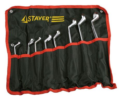 Набор ключей Stayer 27153-h8 (9 - 22 мм)