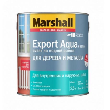 Эмаль Marshal Export aqua белая 2,5 л