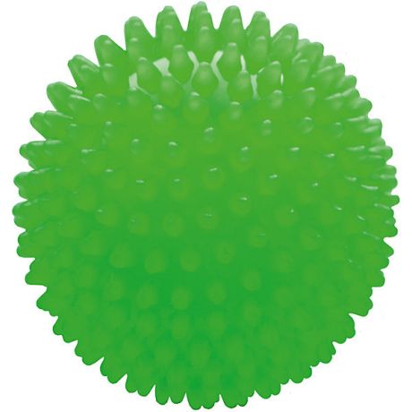 Малышок Мяч ёжик зеленый люминесцентный, 8,5 см, МалышОК