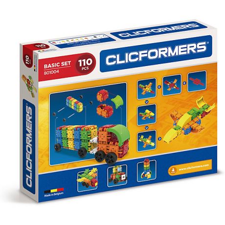 Clicformers Конструктор CLICFORMERS Basic Set 110 деталей