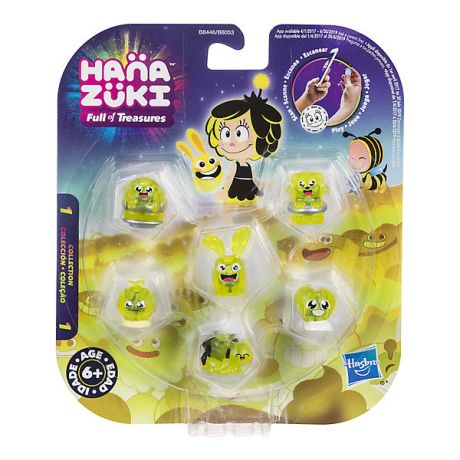 Hasbro Фигурки-сокровища Hasbro Hanazuki, 6 штук, желтые