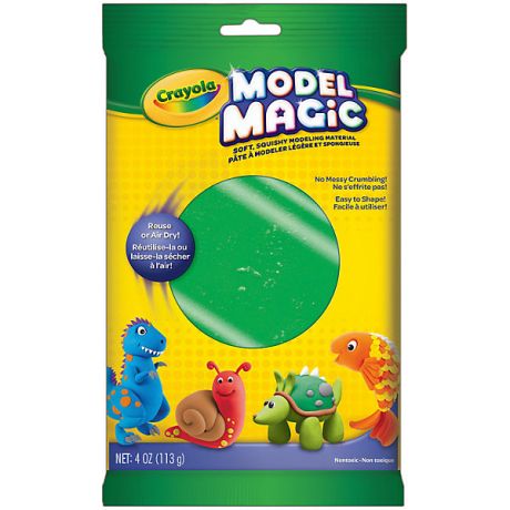 Crayola Застывающий пластилин Crayola Model Magic, зеленый 113 гр