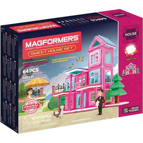 MAGFORMERS Магнитный конструктор Sweet House, MAGFORMERS