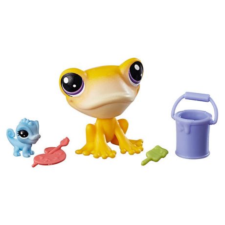 Hasbro Игровой набор фигурок Littlest Pet Shop "Парочки" Iggy Frogstein & Mitzi McLizard
