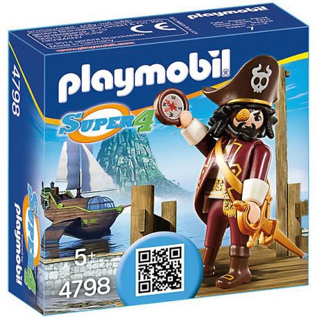PLAYMOBIL® Конструктор Playmobil "Супер 4" Акулья борода