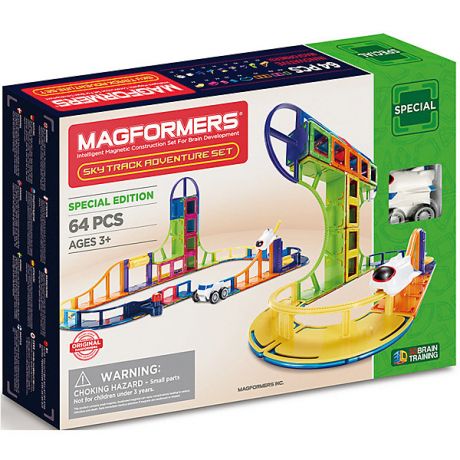 MAGFORMERS Магнитный конструктор Magformers 799012 "Sky Track Adventure set"