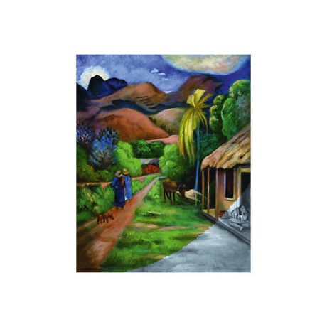Royal&Langnickel Картина по номерам на холсте Гризайль Royal&Langnickel "Горная дорога", 28х35 см
