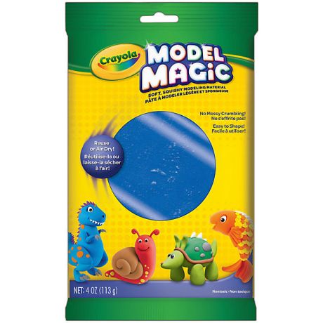 Crayola Застывающий пластилин Crayola Model Magic, синий 113 гр