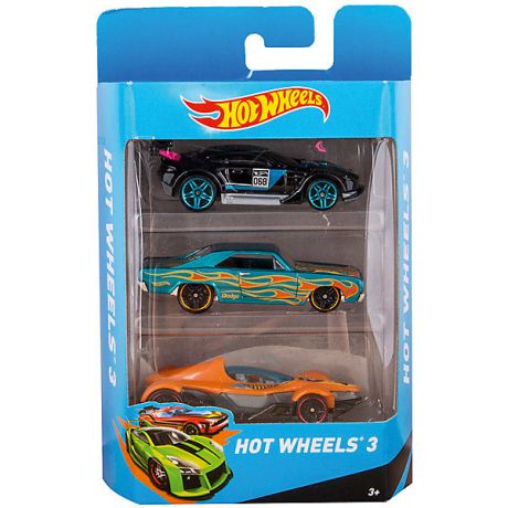 Mattel Hot Wheels Подарочный набор из 3 машинок