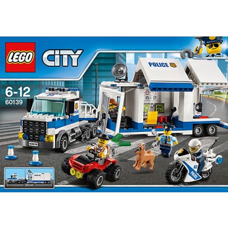 LEGO Конструктор LEGO City 60139: Мобильный командный центр