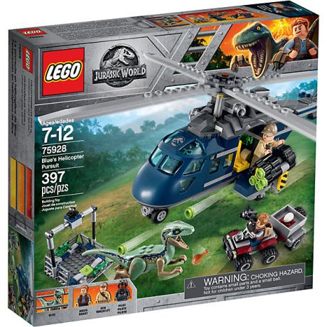 LEGO Конструктор LEGO Jurassic World 75928: Погоня за Блю на вертолёте