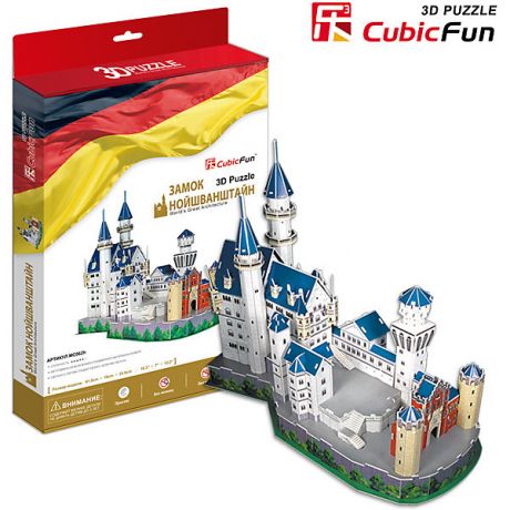 CubicFun Пазл 3D "Замок Нойшванштайн (Германия)", CubicFun