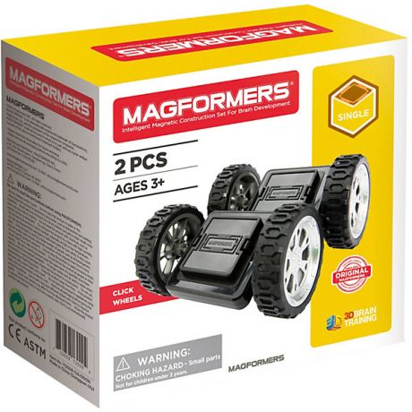 MAGFORMERS Колеса для конструктора MAGFORMERS Click Wheels