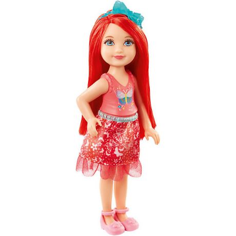 Mattel Мини-кукла Barbie "Dreamtopia" Принцесса Челси с рыжими волосами, 14 см