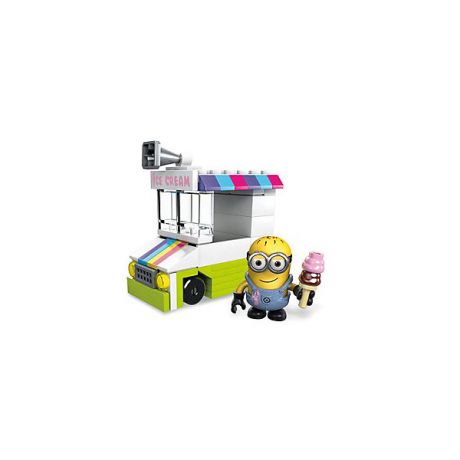Mattel Конструктор Mega Construx "Гадкий Я" Машинка с мороженым, 87 деталей