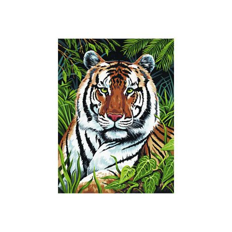 Royal&Langnickel Картина по номерам на холсте Royal&Langnickel "Тигр", 22х30 см