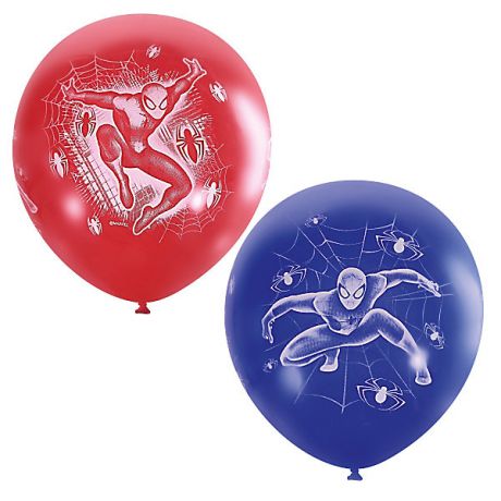 Latex Occidental Воздушные шары Latex Occidental "Марвел. Человек-паук" 25 шт., пастель + декоратор