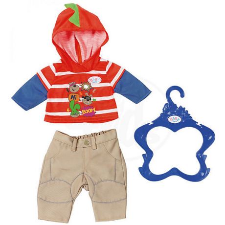 Zapf Creation Одежда для мальчика BABY born оранжево-бежевая