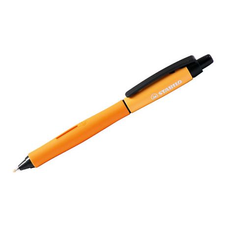 STABILO Ручка гелевая автоматическая STABILO PALETTE XF, синяя, корпус оранжевый