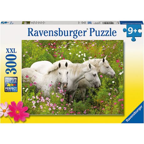 Ravensburger Пазл «Лошади в поле цветов» XXL 300 шт