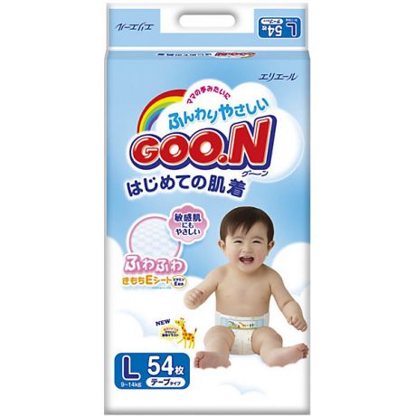 Goon Подгузники Goon, L 9-14 кг, 54 шт.